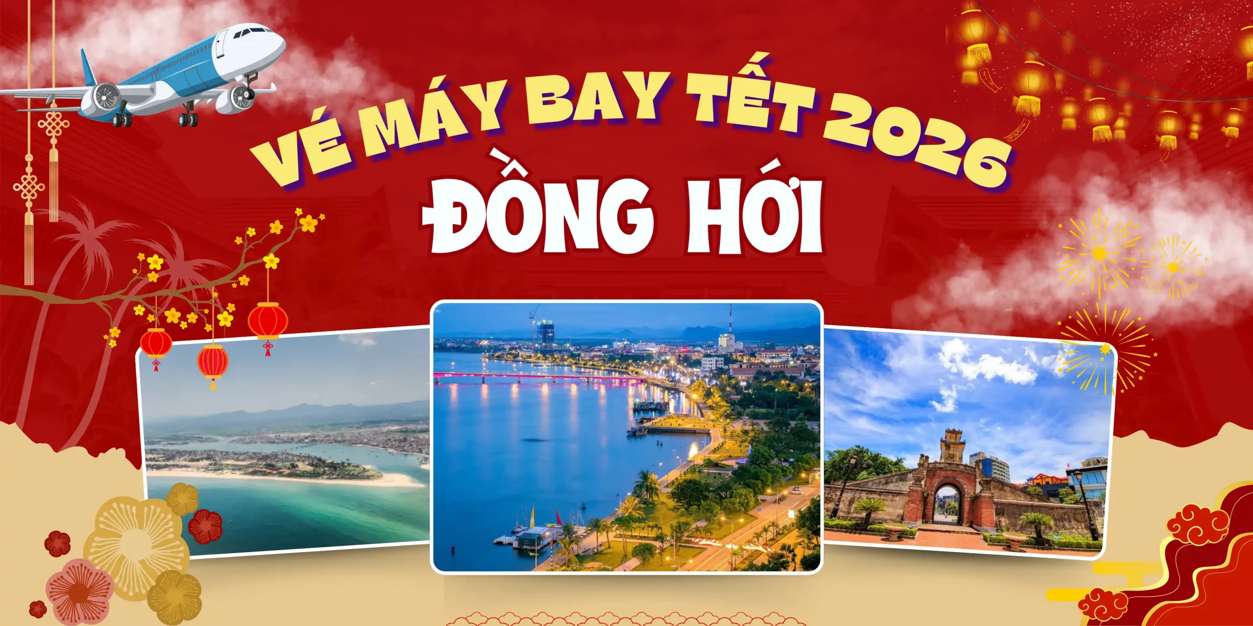 Vé máy bay Tết đi Đồng Hới, hành trình trở về của những người con xa quê