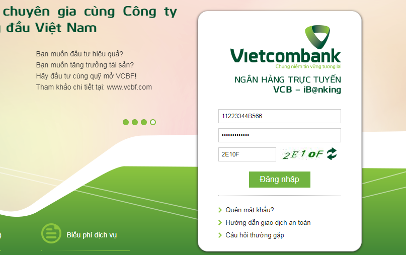 thanh toán vé máy bay Vietjet qua Vietcombank