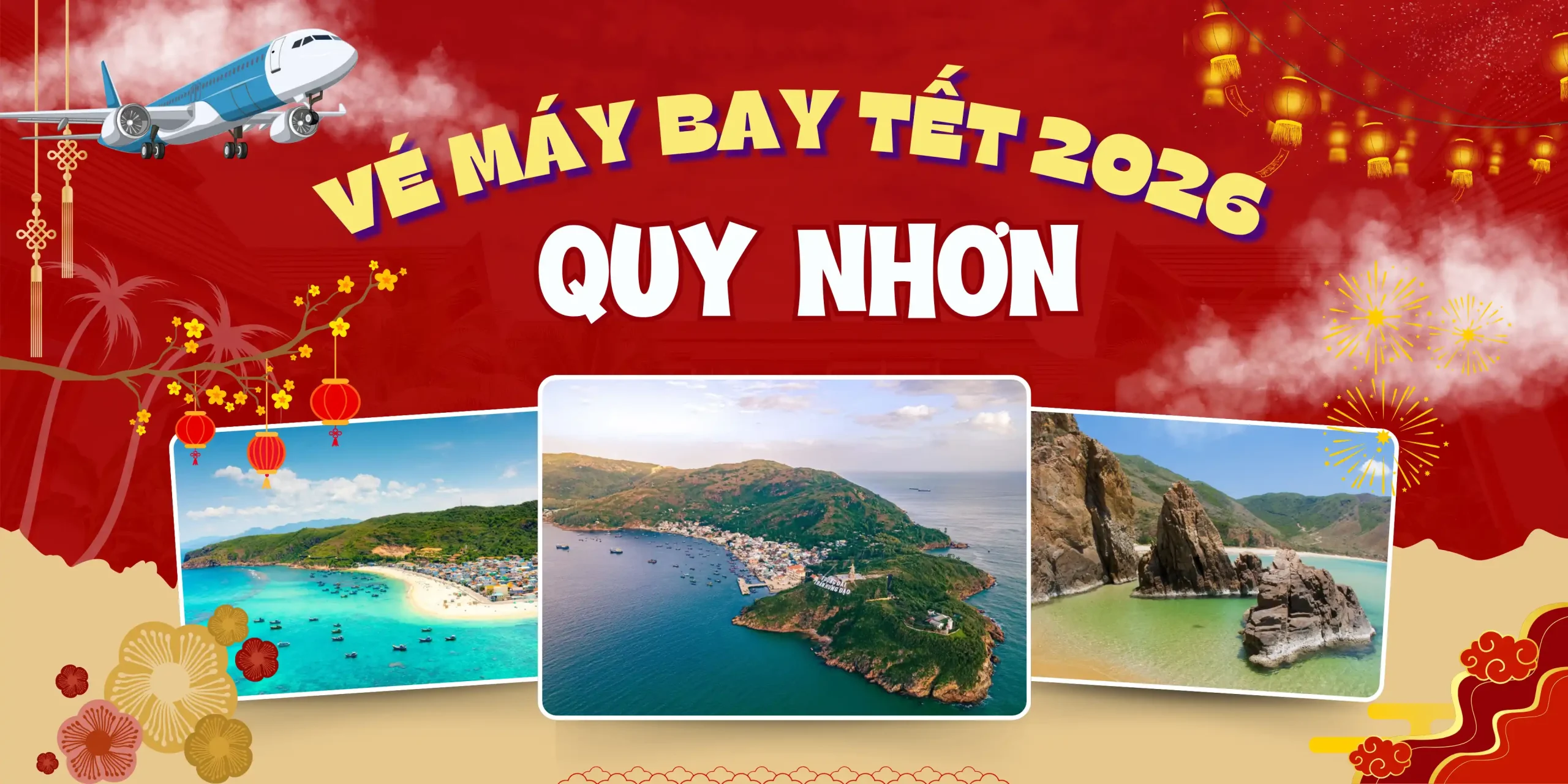 Vé máy bay Tết đi Quy Nhơn, khởi đầu năm mới bình an