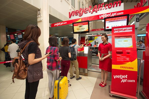 Check in online Vietjet Air 