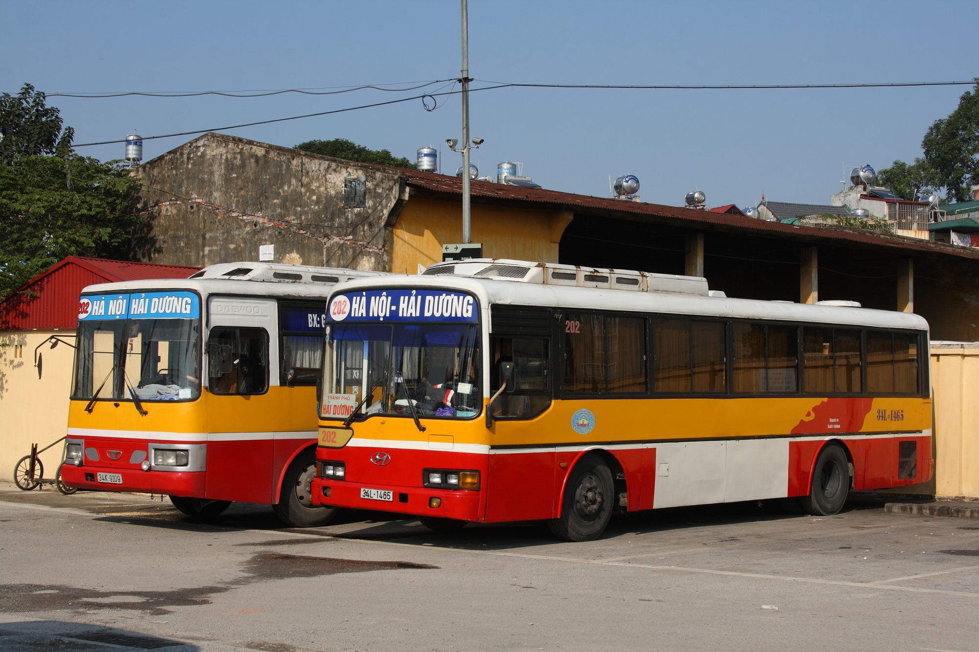 Xe bus số 202 từ Hà Nội đi Hải Dương