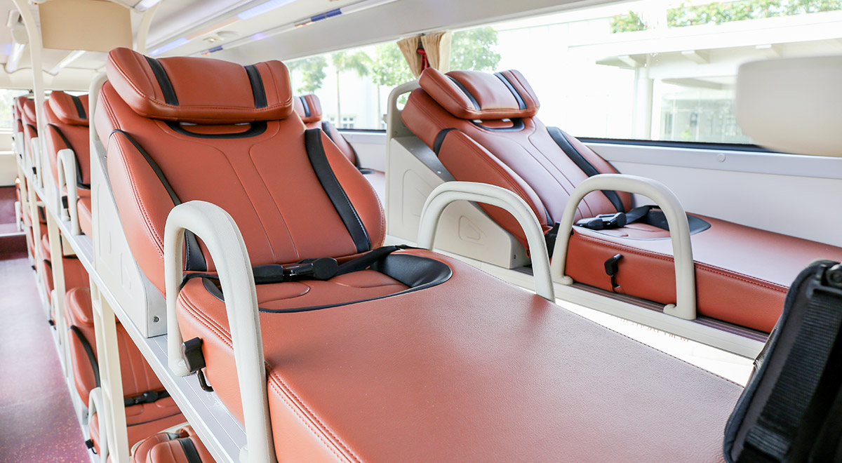 Các loại xe giường nằm mang lại sự tiện nghi tối đa cho hành khách
