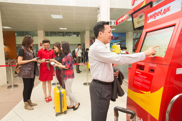 Vé máy bay Vietjet Air check in online