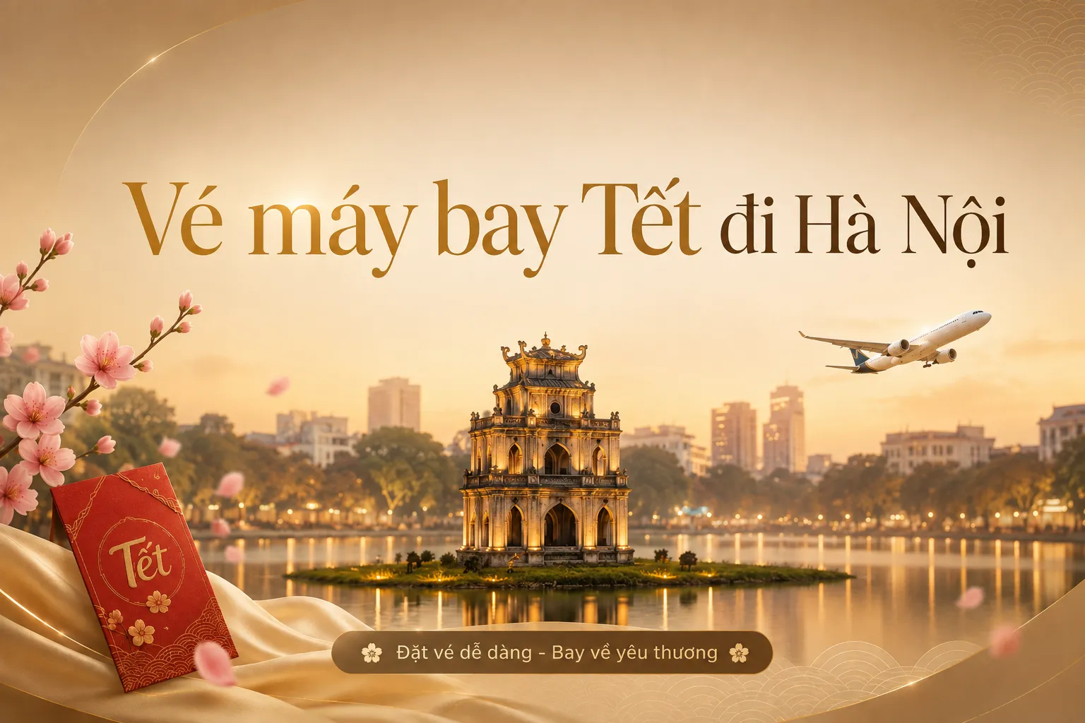 Vé máy bay Tết đi Hà Nội giá rẻ mới cập nhật