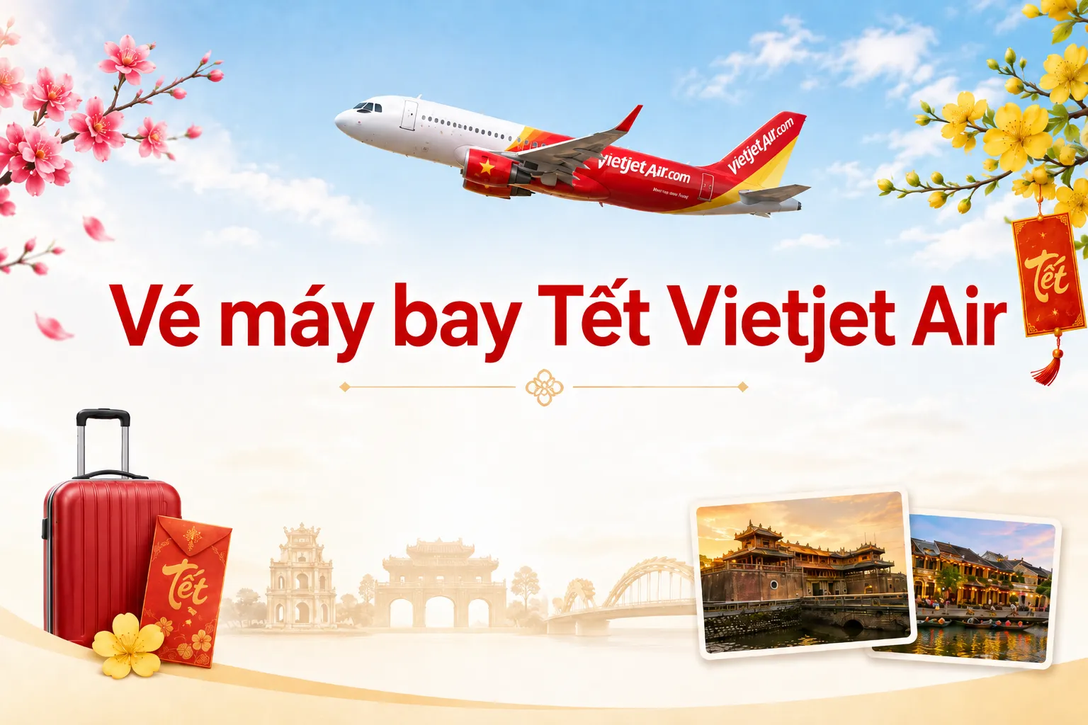 Vé máy bay Tết Vietjet Air