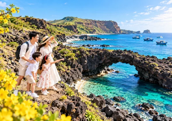 Đảo Lý Sơn đón du khách năm mới bằng vẻ đẹp hoang sơ giản dị