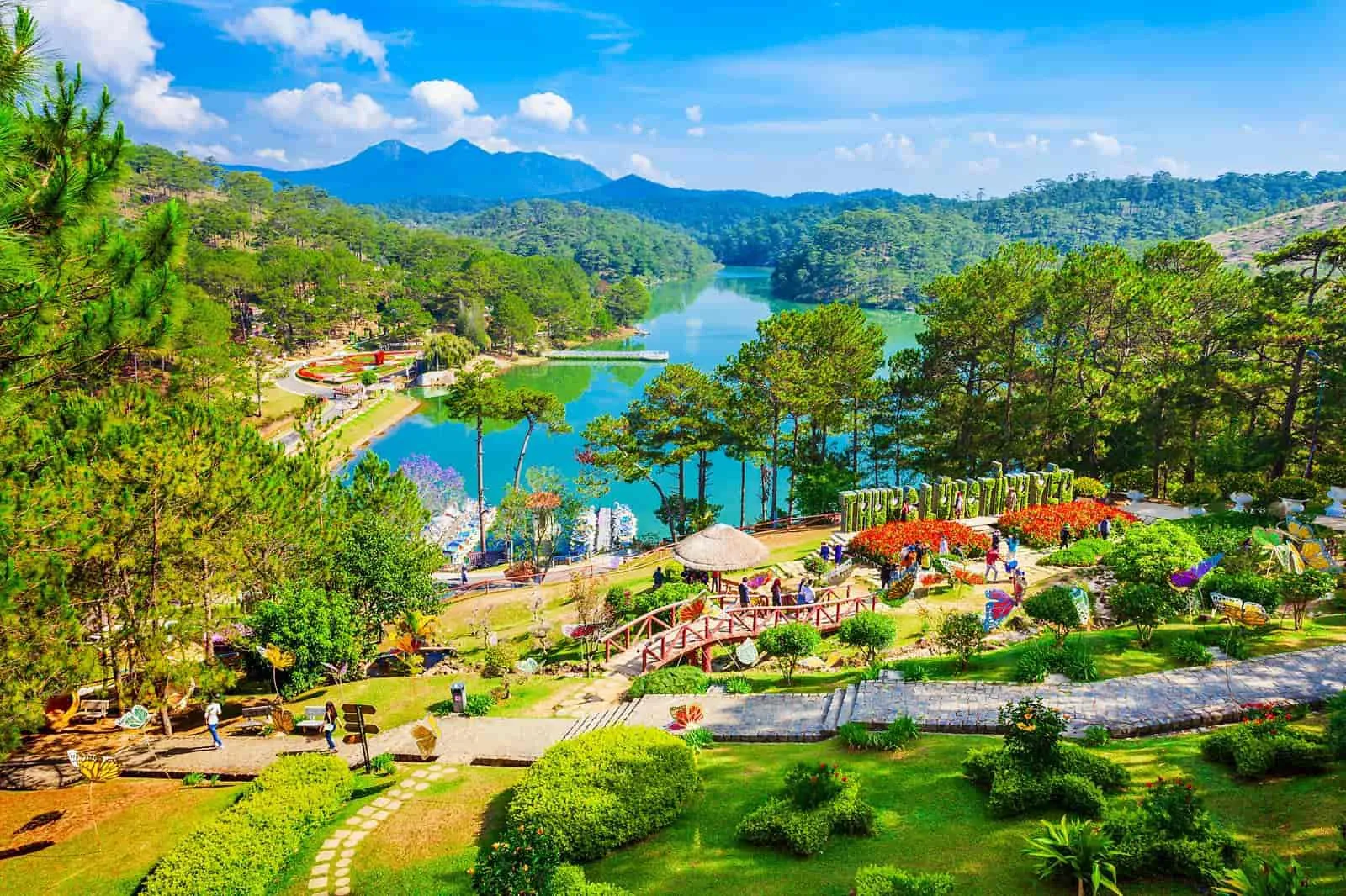 Thành phố Đà Lạt tràn ngập sắc xuân trên từng nẻo đường