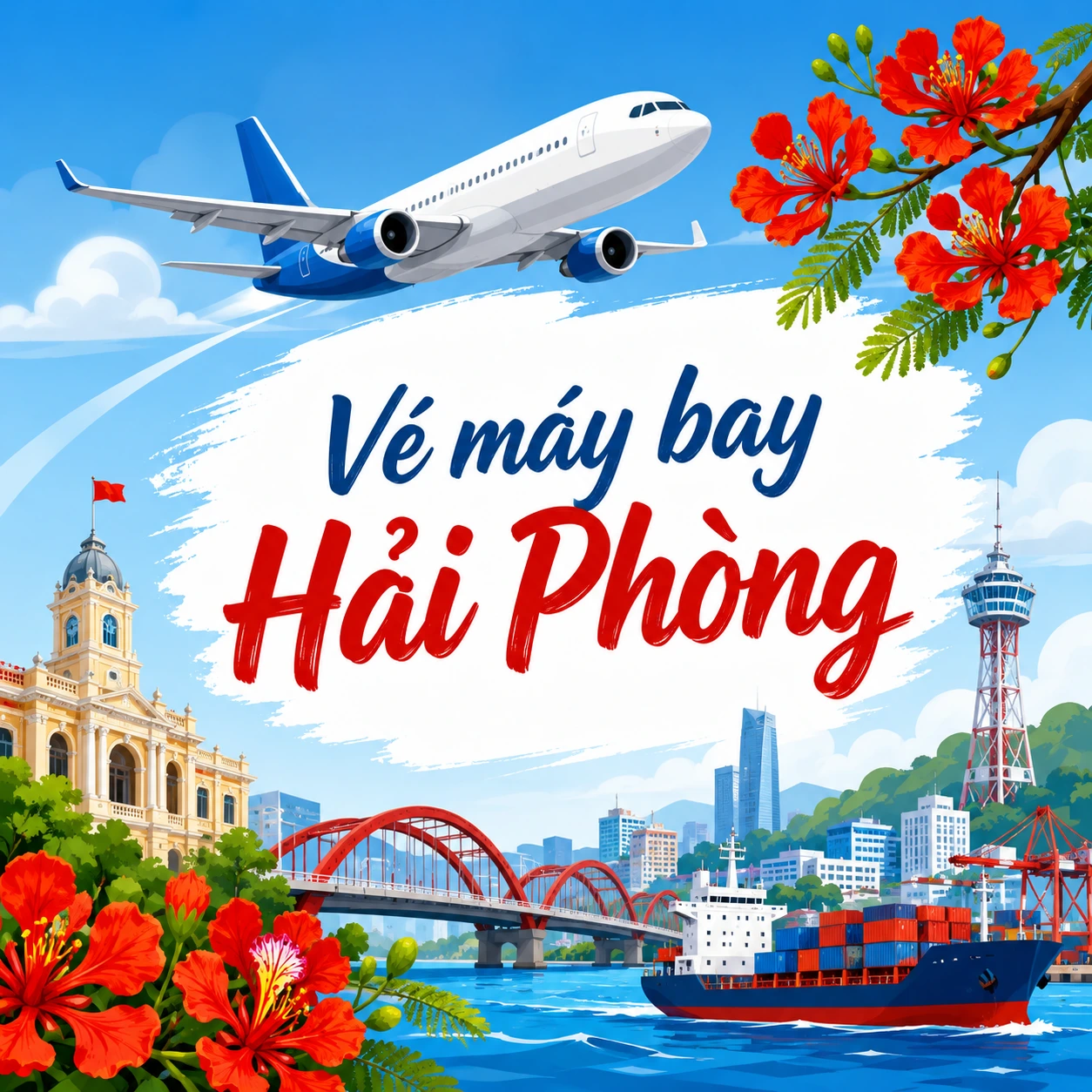 Đặt vé máy bay giá rẻ đi Hải Phòng