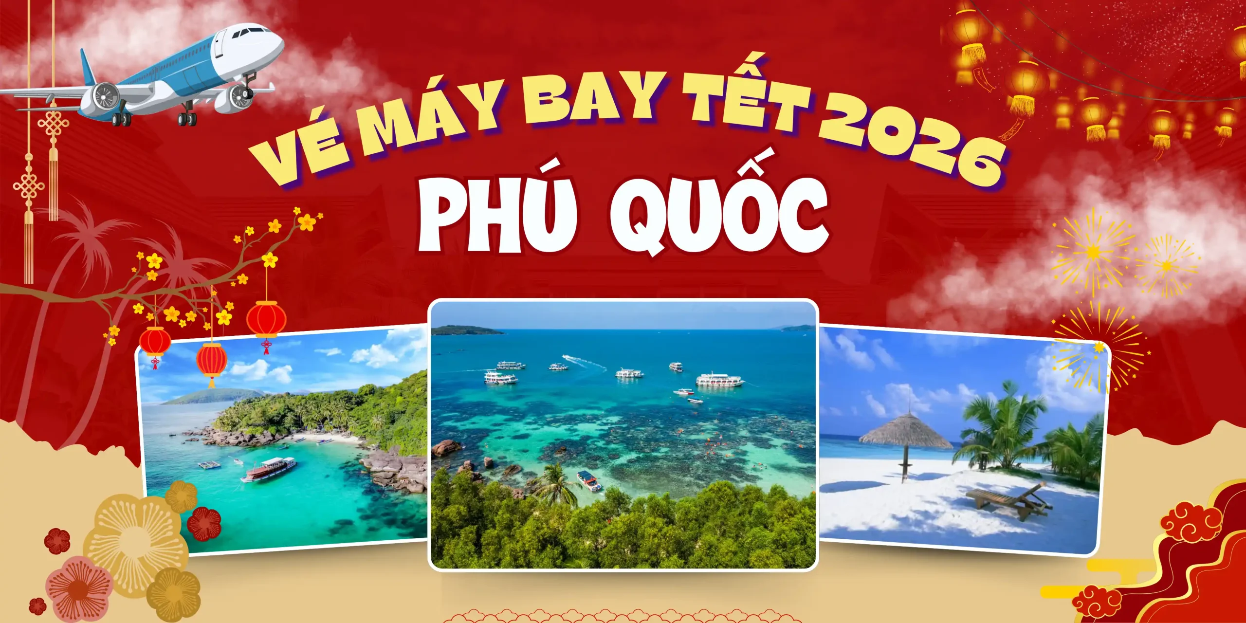 Vé máy bay Tết đi Phú Quốc chỉ từ 750.000đ/chặng