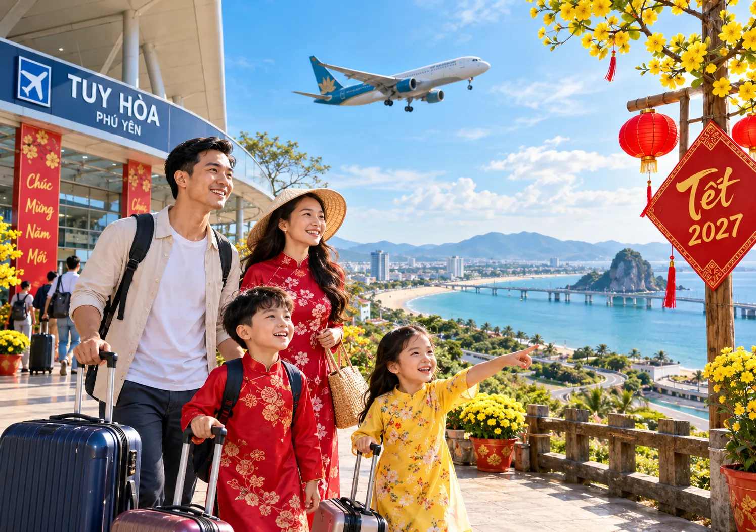 Vé máy bay Tết đi Tuy Hòa đã chính thức mở bán