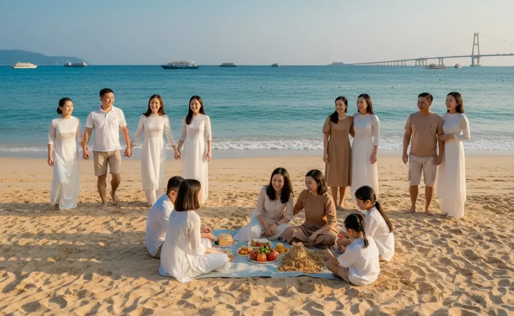 Đầu năm là dịp cả gia đình cùng nhau tận hưởng, gắn kết sau một năm lao động