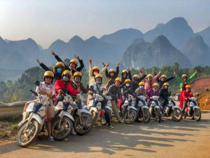 Di chuyển bằng xe máy từ Hà Nội đến Thái Nguyên