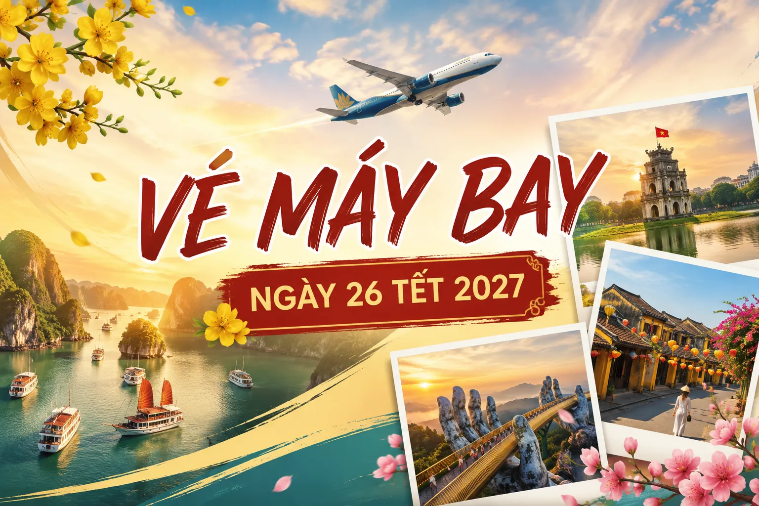 Vé máy bay ngày 26 Tết cập nhật mới nhất