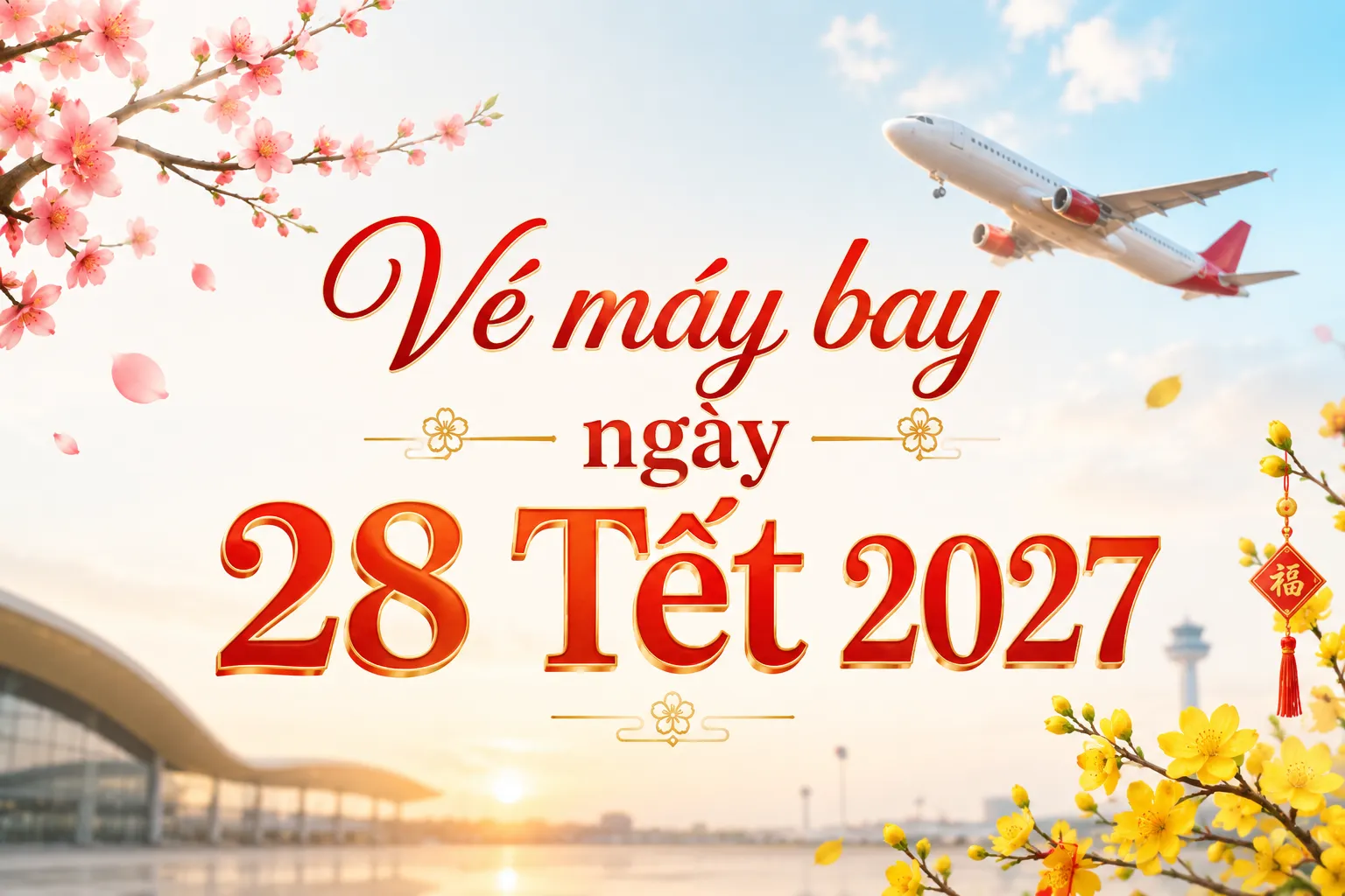 Vé máy bay ngày 28 Tết 2027 mới cập nhật