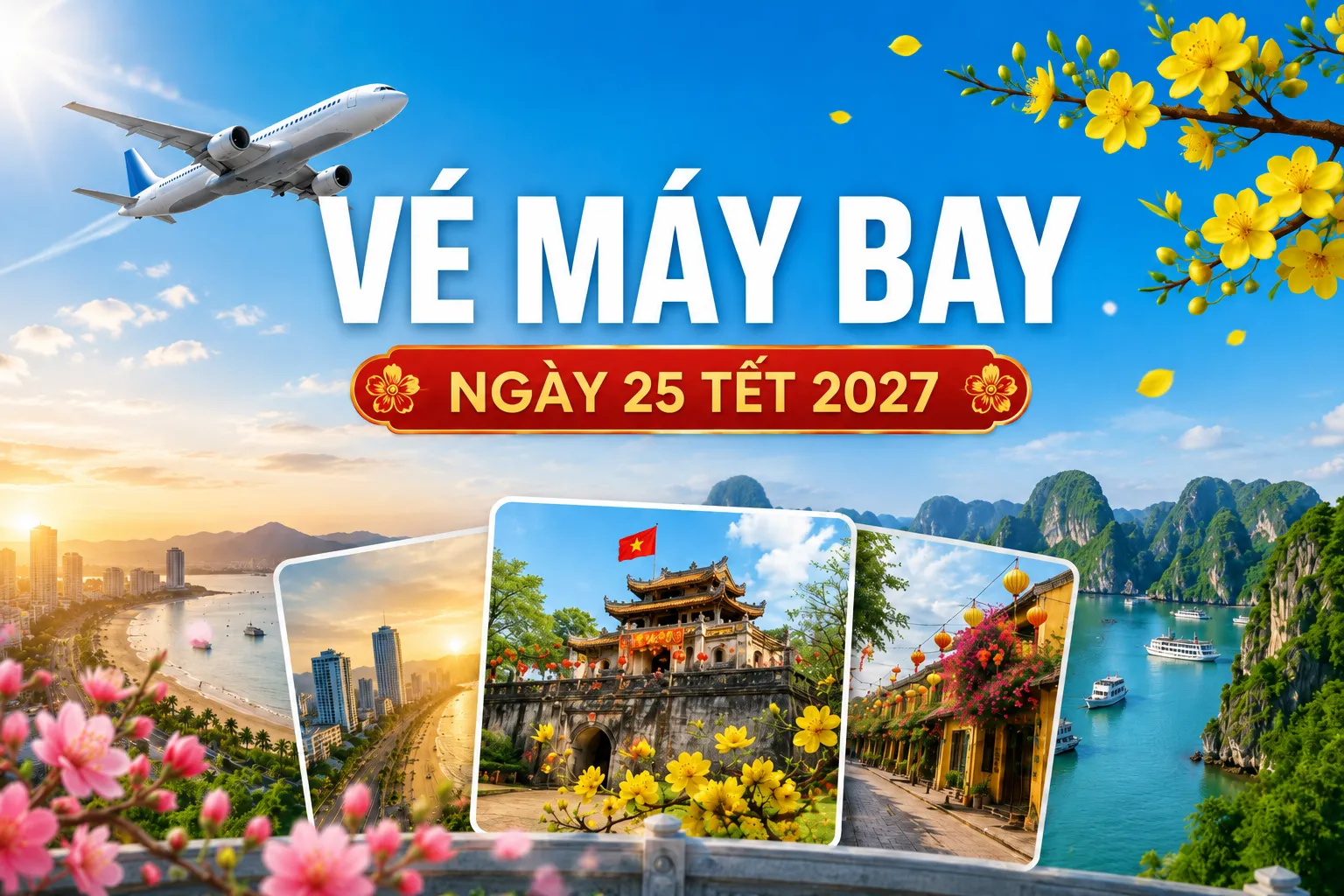 Vé máy bay ngày 25 Tết và những bí quyết săn vé thông minh