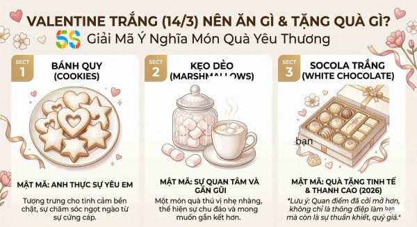 Valentine Trắng yêu là phải tặng nhau ký ức.