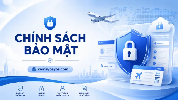 Chính sách bảo mật thông tin khách hàng tại Vemaybay5s.com