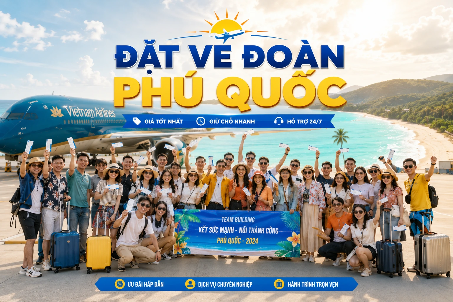Đặt vé đoàn Phú Quốc