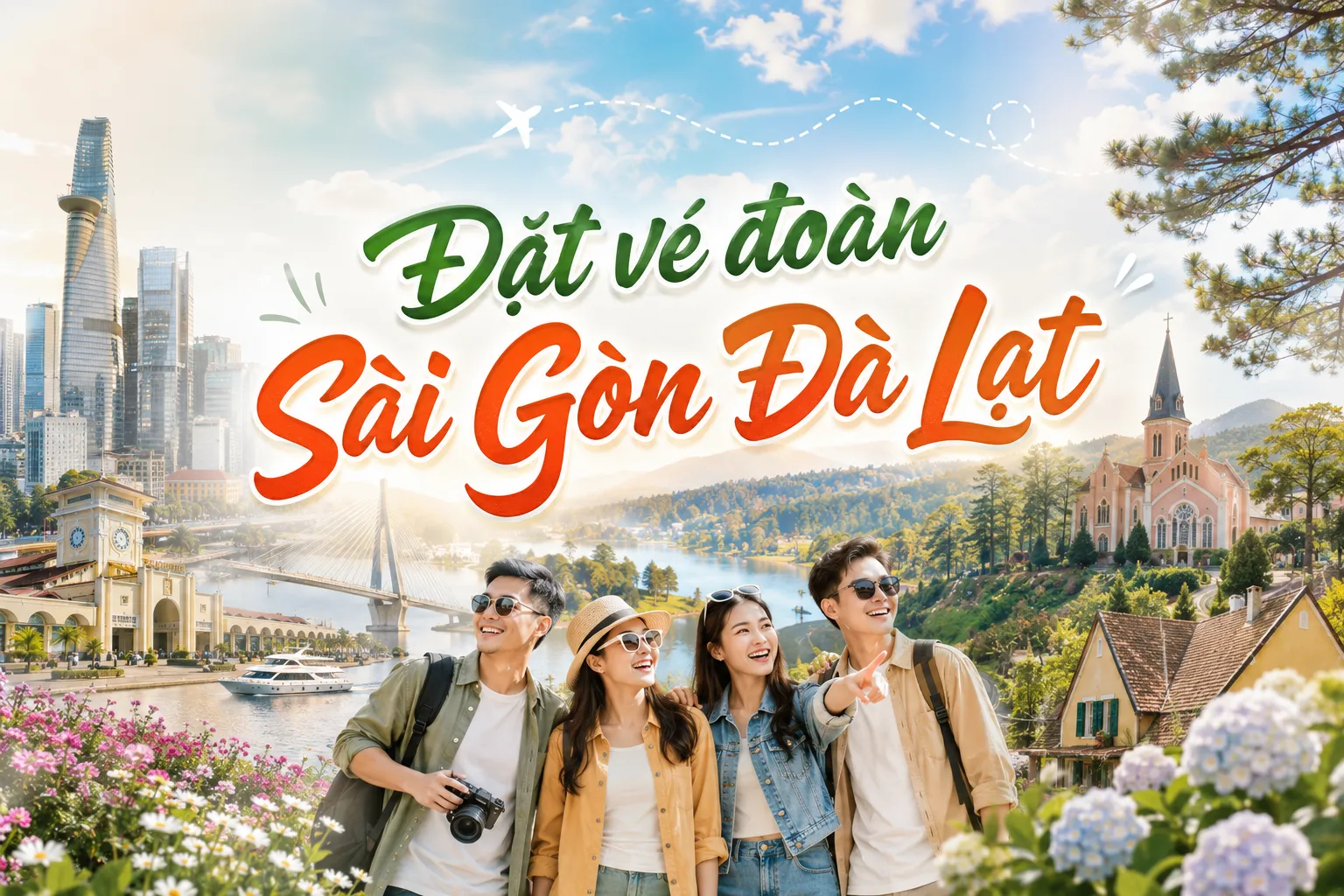 Vé đoàn Sài Gòn Đà Lạt cập nhật mới, báo giá nhanh