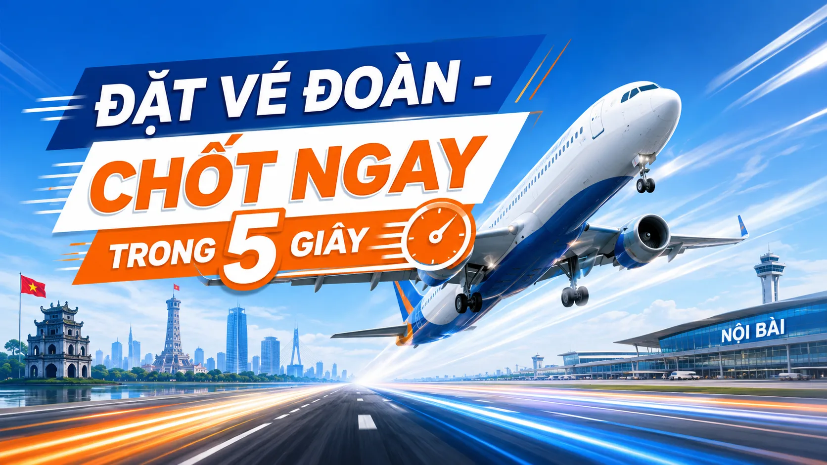 Mẹo đặt vé máy bay đoàn từ Hà Nội giá rẻ tại vemaybay5s