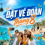Vé máy bay đoàn tháng 8 cho team building công ty