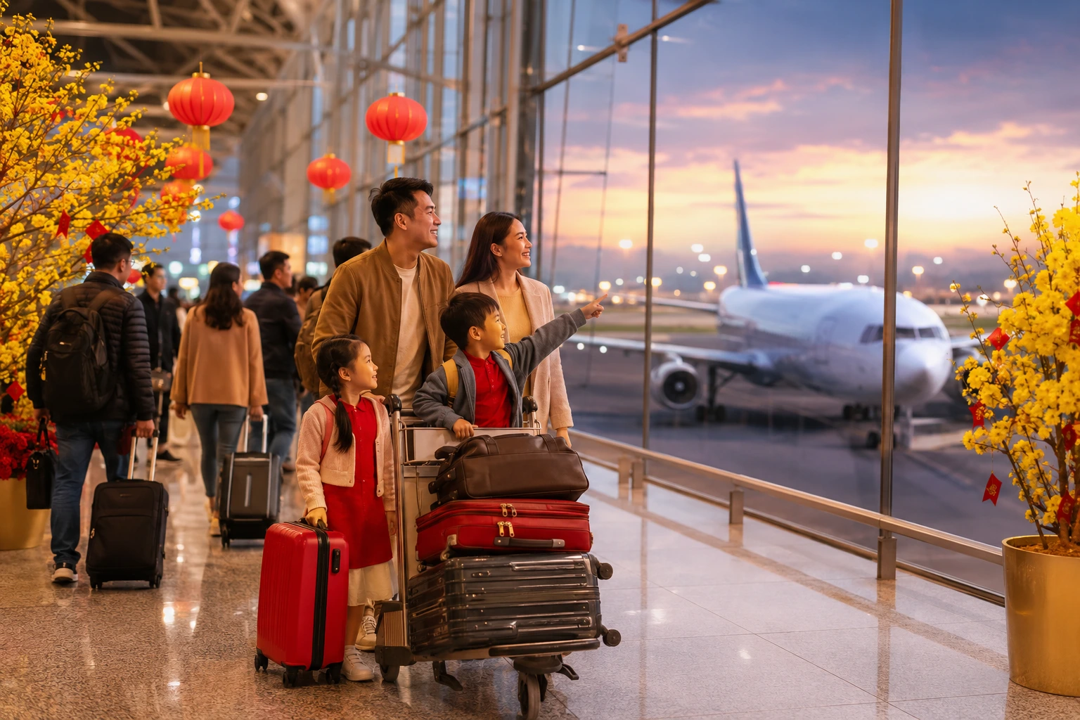 Đặt vé máy bay giao thừa Tết giá rẻ